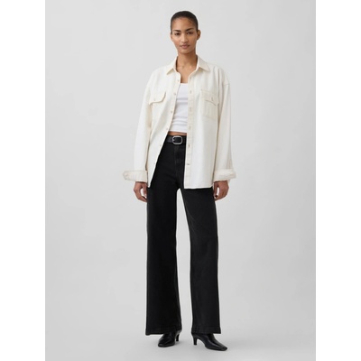 GAP Džíny High Rise Stride Wide černé