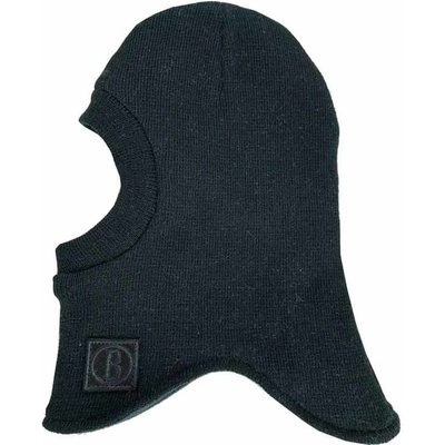 detská kukla bez brmbolca zateplená fleecom čierna