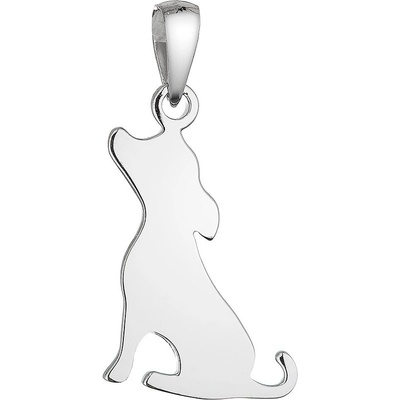 Evolution Group Stříbrný přívěsek pes 64097