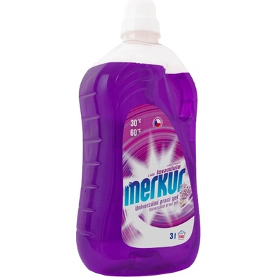 Merkur gel pro bílé i barevné s vůní Levandue 3 l 100 PD