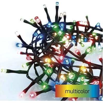 EMOS LED vianočná reťaz ježko 12 m vonkajšia aj vnútorná multicolor časovač