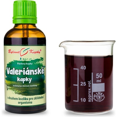 Bylinné kapky Pavlovy bylinné kapky Valeriánské kapky tinktura 50 ml