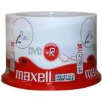 Maxell DVD-R MAXELL, 4, 7 GB, 16x, Printable, 50 pk cake box (ML-DDVD-R-50PR) - smartx