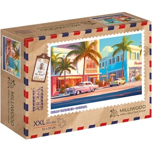 Milliwood Дървен пъзел Milliwood, Hello Traveler, 501 части - Хавана (XXL-Havana-5076) - bright-toys