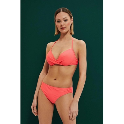 Moodo Oranžové dvojdielne bikiny fuchsiová