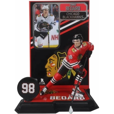 McFarlane Toys NHL Connor Bedard Chicago Blackhawks Legacy Series 15 červená