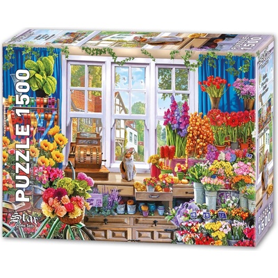 Star - Puzzle Flower Shop 1500 - 1 500 piese