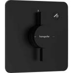 Hansgrohe DuoTurn Q вграден смесител за душ с 1 функция, матово черен (75614670)
