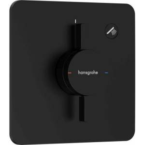 Hansgrohe DuoTurn Q вграден смесител за душ с 1 функция, матово черен (75614670)