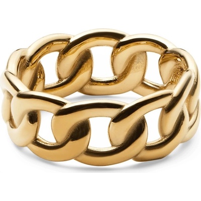 Daniel Wellington Moderní pozlacený prsten Chunky Chain DW004008