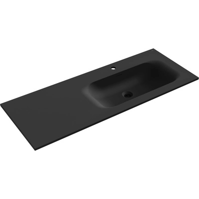 Mexen Vela мивка вградена в плот дясна 121 x 46, 5 cm, черна мат - 25231271P (25231271P)