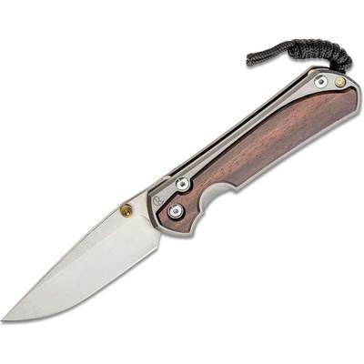 Chris Reeve Small Sebenza 31 Inlay Macassar Ebony Glass Blasted MagnaCut