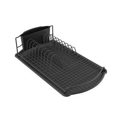 MSV odkapávač na nádobí DISH, černý, ocel, 47,5 x 26,5 x 11 cm 110598