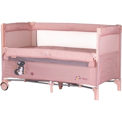 Chipolino Бебешка кошара с падаща страна Chipolino - Релакс, маршмелоу (KOSIRE259PM)