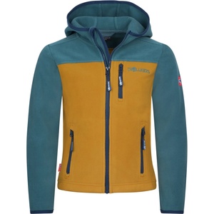 TROLLKIDS Детско софтшел яке Trollkids Kid's Stavanger Jacket Fleece jacket - Stormy Blue / Mustard - размер 140 (EU) (703-3031-1318)