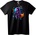 NOONEBRAND Тениска Астронавт Метла Космос - 5XL, Black