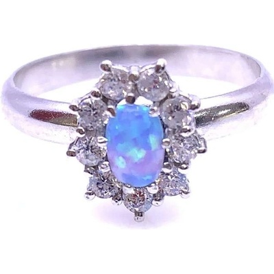 Šperky Jan Kos jewellery Stříbrný prsten s opálem 32103961
