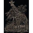 Royal Langnickel škrabací obrázek zlatý Leopard