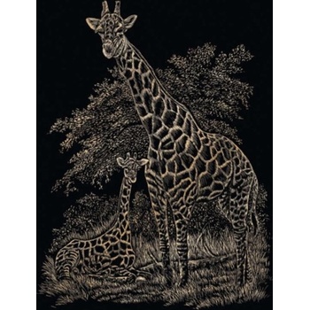 Royal Langnickel škrabací obrázek zlatý Leopard