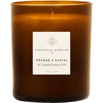 Essential Parfums Ароматна свещ Essential Parfums - Orange x Santal by Natalie Gracia Cetto, 270 g (101674)