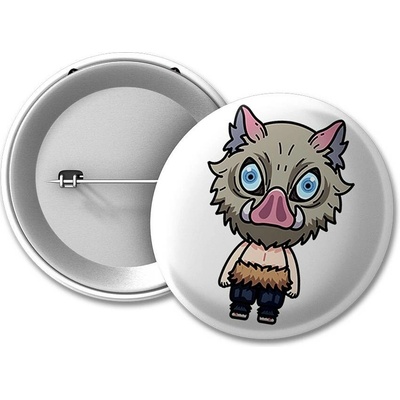 Demon Slayer placka Chibi Inosuke Hashibira 50 mm