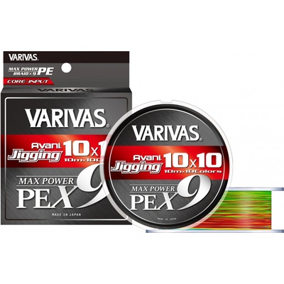 VARIVAS Šňůra Avani Jigging 10x10 X9 1,0 200m 0,165mm 10,43kg