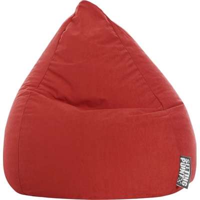 Beanbag sedací vak Easy L 70 x 90 cm rajčatově červený – Zboží Dáma