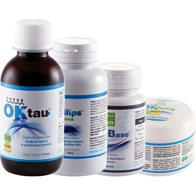 Uro Pack OK Tau+ 115 ml Emulips Slim Drink 60 g OK Beta+ 150 g Factor Base 60 tabliet