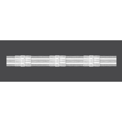 MAGAM Záclonová řasící páska, stuha 5.25.300.4, tři sklady, řasení 1:3, transparentní, šířka 2,5cm (v metráži) – Zbozi.Blesk.cz