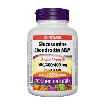 Webber Naturals Glukosamín+Chondroitín+MSM 1300 mg Forte 120 tabliet