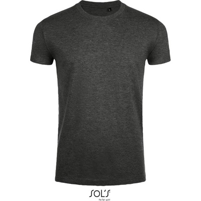 SOL'S IMPERIAL FIT / Мъжка тениска Slim fit - тъмносив меланж XL (250580r6404)