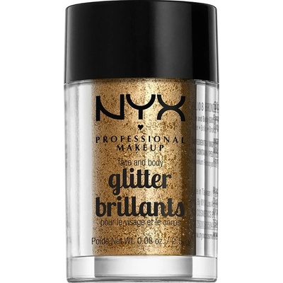 NYX Professional Makeup Face & Body Glitter Brillants Glitre na tvár i telo 08 Bronze 2,5 g