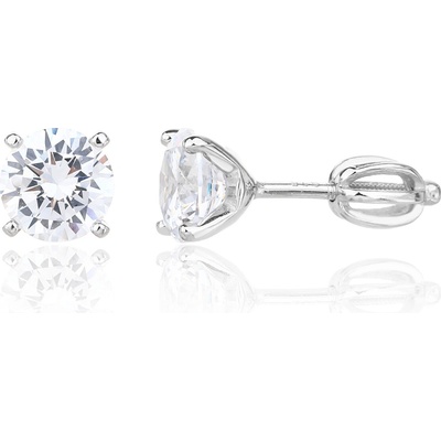 Bealio 13963 stříbrné náušnice KULATÉ 6 mm 03-13963-4770