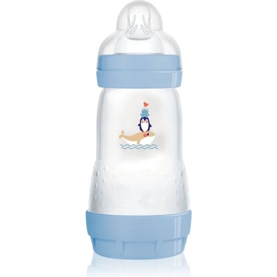 MAM Anti-Colic Bottle Blue бебешко шише 2m+ 260ml