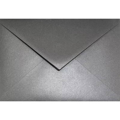 NETUNO Obálka C6 metalická Aster Metallic Grey šedá