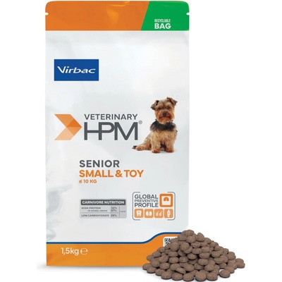 Virbac Veterinary HPM Senior Dog Small & Toy 1,5 kg