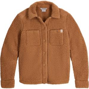 Royal Robbins Дамско поларено яке Royal Robbins Women's Palisades Shacket Fleece jacket - Tawny (105-7851-0313)
