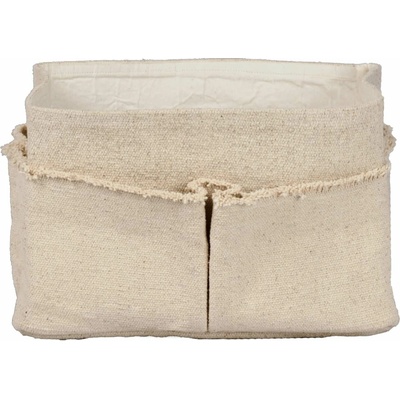 Ferm Living Textilní úložný box Hokan 18 × 30 cm, přírodní barva, textil