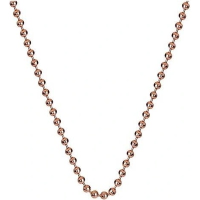 Hot Diamonds Stříbrný řetízek Emozioni Rose Gold Bead Chain 18 CH007