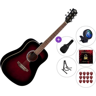 Algam Eko Ranger 6 SET 2 Red Sunburst Акустична китара