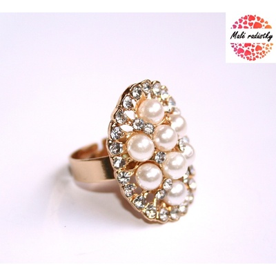Prsten Fashion Jewerly Pearl queen 182