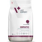 VetExpert Veterinary Diet Hepatic dog - пълноценна и балансирана диета за кучета, подпомага функцията на черния дроб при чернодробна недостатъчност, намалява натрупването на мед в чернодробната тъкан, 2 кг, Vet