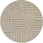Ayyildiz Бежов кръгъл килим ø 160 cm Art - Ayyildiz Carpets (ART1601601121BEIGE)