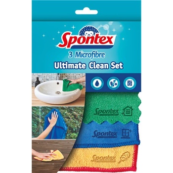 Spontex Ultimate Clean utierky mikrovlákna 3 ks
