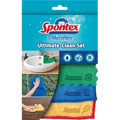 Spontex Ultimate Clean utierky mikrovlákna 3 ks