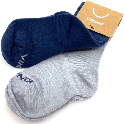 Viking vlněné Ponožky Navy 2 páry