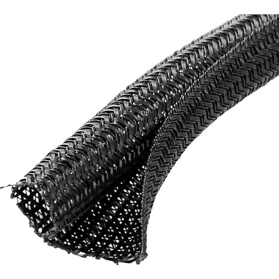 Quadrios 23CA170 ochranný oplet polyester, 25 do 26 mm, čierna, metrový tovar
