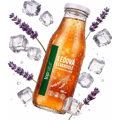 Topnatur Ledová levandule sirup z pravých bylinek 500 ml