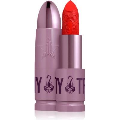 Jeffree Star Cosmetics Scorpio Shiny Trap Lipstick vysoce pigmentovaná krémová rtěnka Hot Devotion 3 g