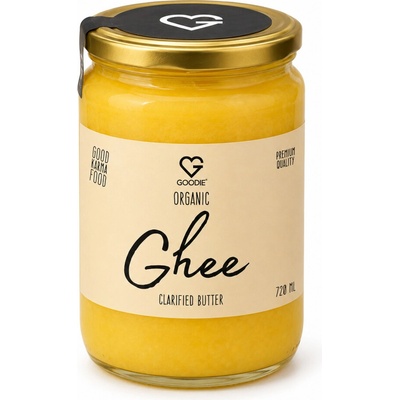 Goodie Přepuštěné máslo GHÍ - Grass-Fed BIO 720 ml